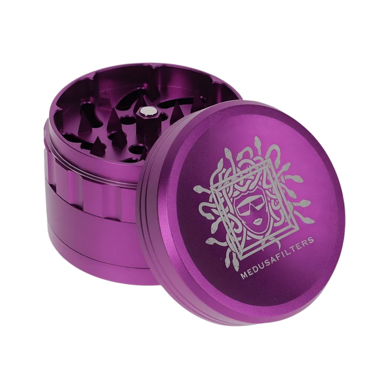 MedusaFilters Keramik Spike Grinder 64 mm 4-teilig - Violet