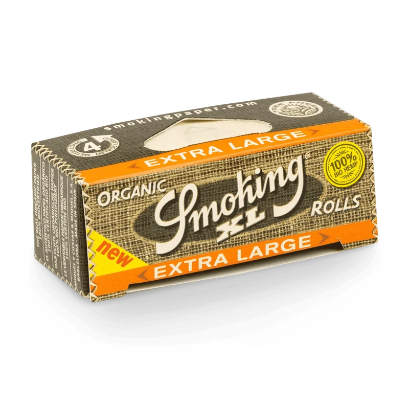 Smoking Organic Rolls XL 4 m – Display, 24 Rollen
