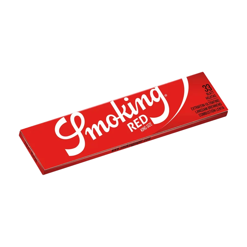 Smoking Red King Size Papers – Display, 50 Hefte à 33 Blatt