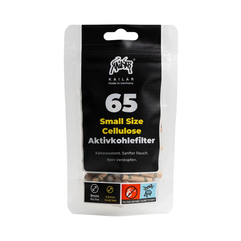 Kailar 65 Slim Unbleached – Aktivkohlefilter 5.9mm