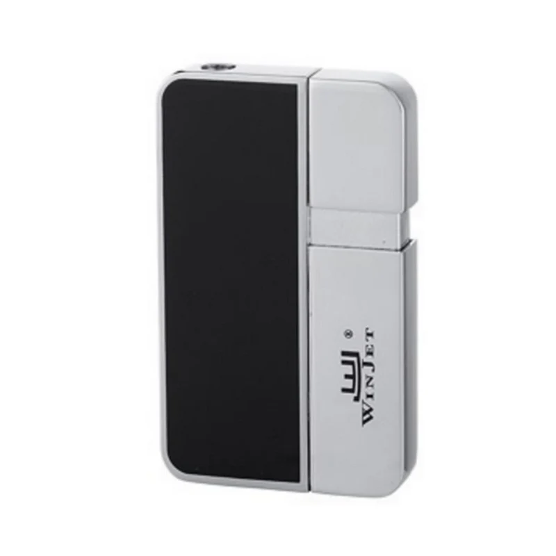 Winjet Premium Piezo Lighter Chrom & Sort