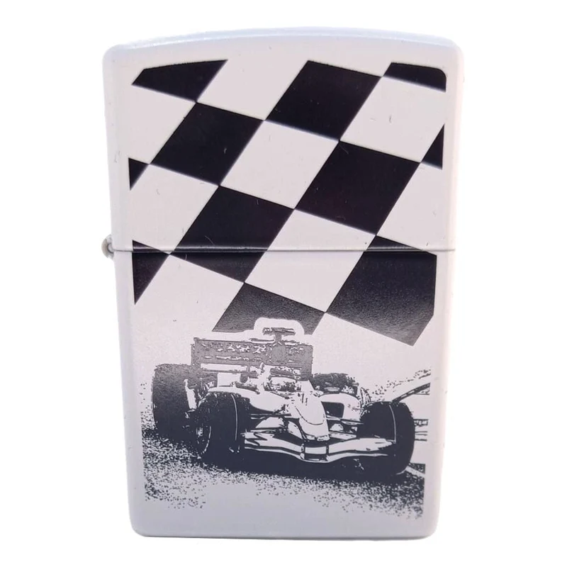Original Zippo Race Car Lighter i Gaveæske