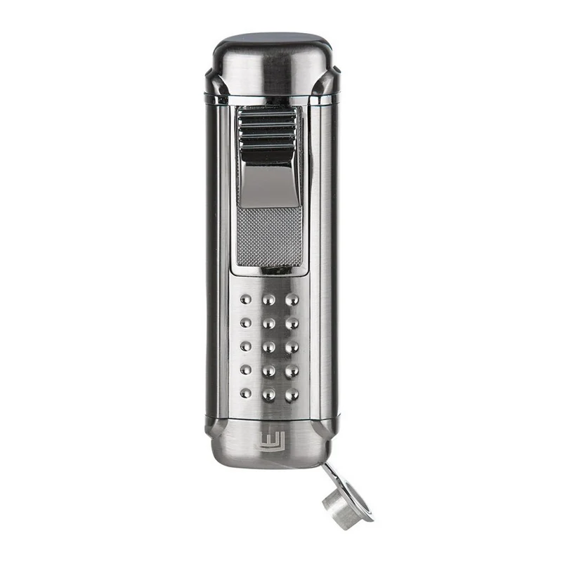 Winjet Cigar Lighter 4 x Jet Chrom Satin m/Puncher