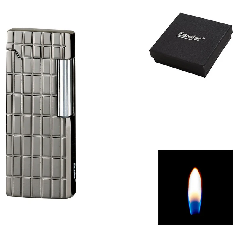 Eurojet Style Classic Gaslighter med Sten - Antracit
