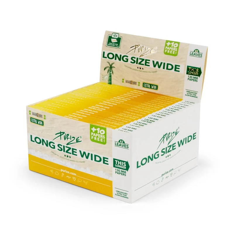PURIZE Long Size Wide Papers – 42 Blatt