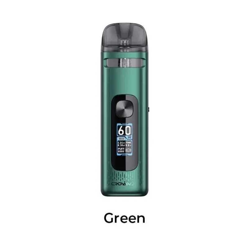 Uwell Crown X Podset Green – 1500mAh Vape Kit 5.3ml