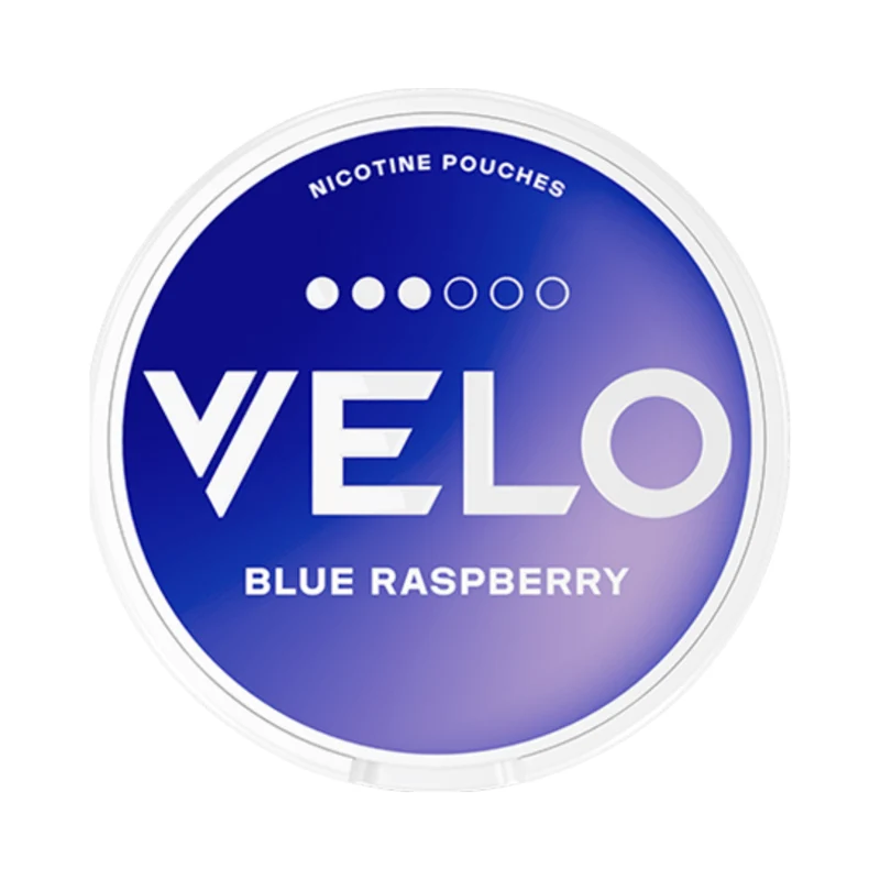 VELO Blue Raspberry – Snus Nikotin Pouches, Stärke 3/6