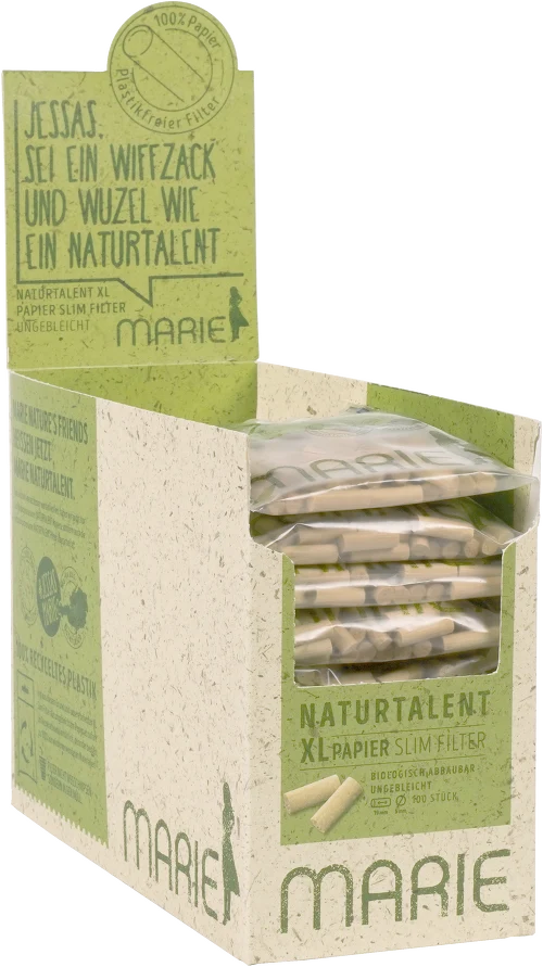MARIE Naturtalent XL Papier Slim Filter Ø 6mm
