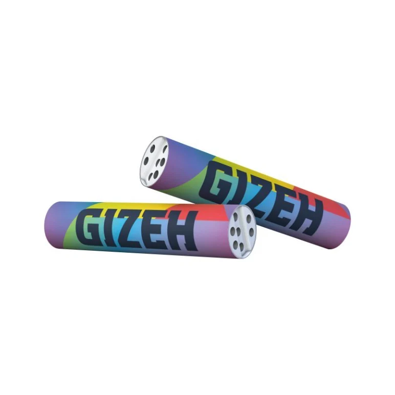 GIZEH Rainbow Active – Aktivkohlefilter 6mm, 210 Stück Bag