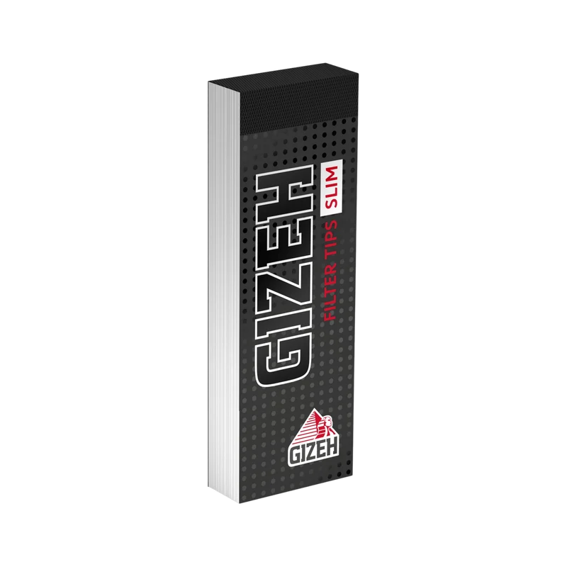 GIZEH Filter Tips Slim Papierfilter – Display, 24 Hefte à 35 Tips