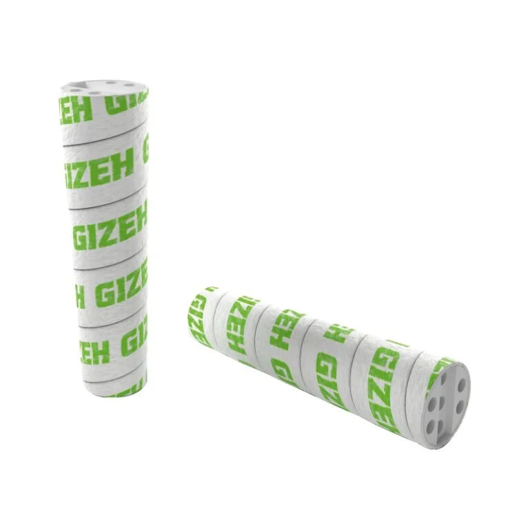 GIZEH Active Filter konisch 6–7 mm Black – 25 Stück Bag