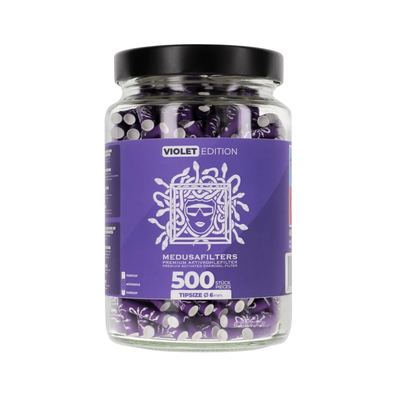 MedusaFilters - 500er Glas - VIOLET