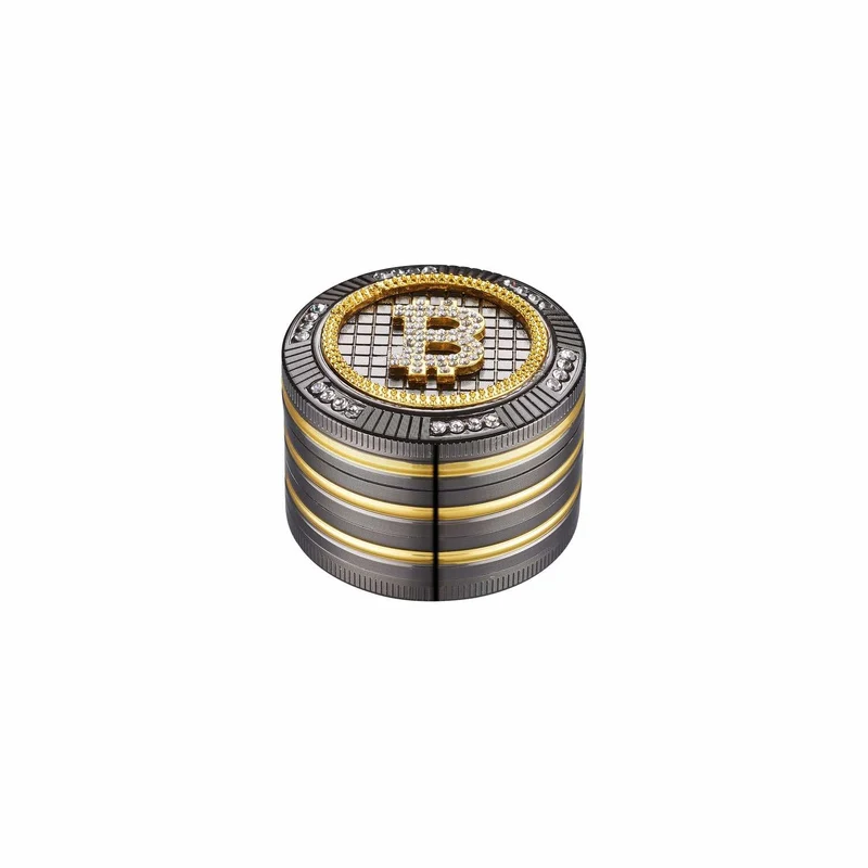 Champ High Bling Bling Bitcoin – Grinder 50mm, 4-teilig