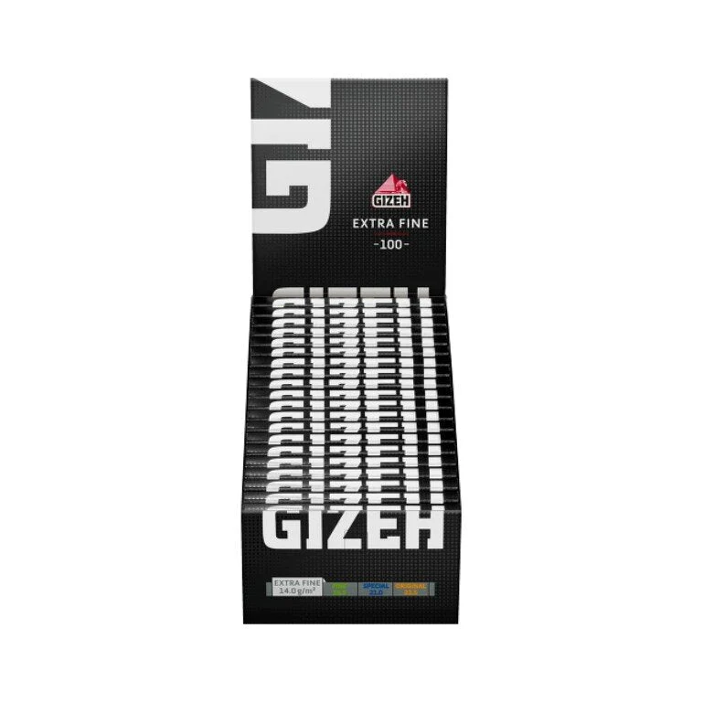 GIZEH Black Extra Fine Double Window – Papers, 100 Blatt