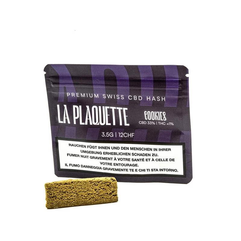 La Plaquette Cookies – CBD Hash 3.5 g
