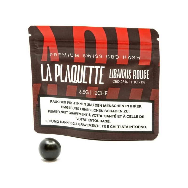 La Plaquette Libanais Rouge – CBD Hash 3.5 g