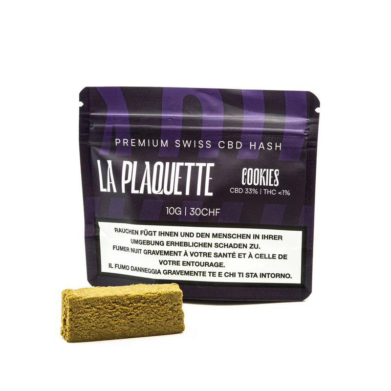 La Plaquette Cookies – CBD Hash 10 g