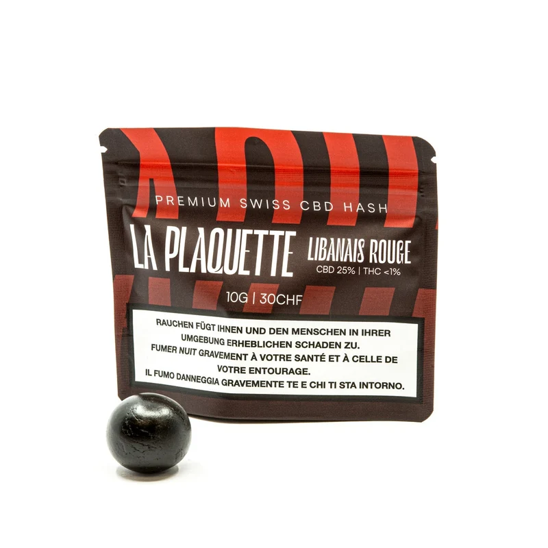 La Plaquette Libanais Rouge – CBD Hash 10 g