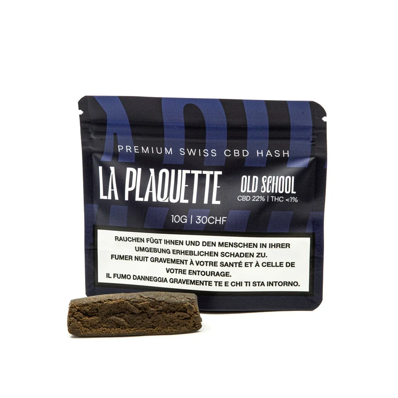 La Plaquette Old School – CBD Hash 10 g