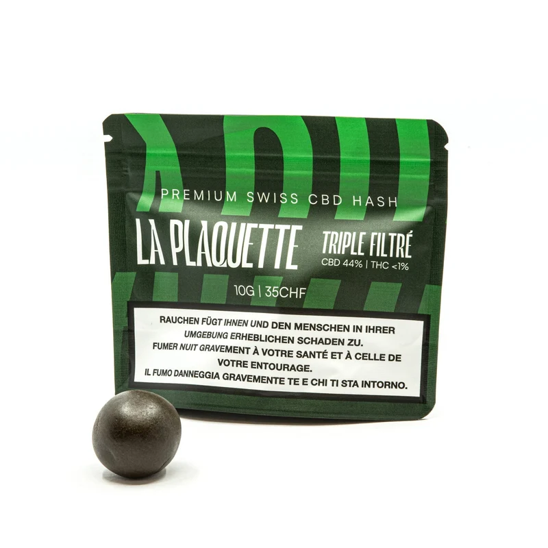 La Plaquette Triple Filtré – CBD Hash 10 g
