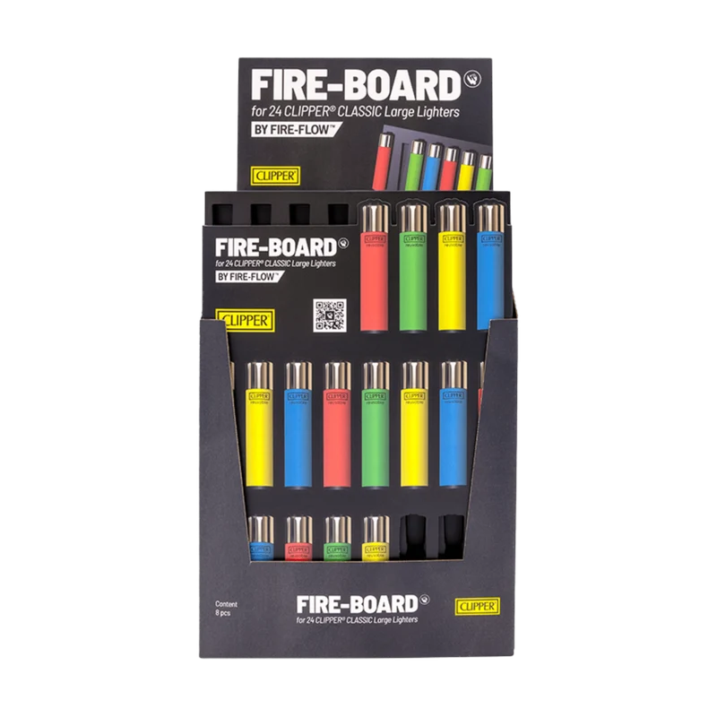 FireFlow Fireboard – Sammelboard für 24 Clipper Feuerzeuge