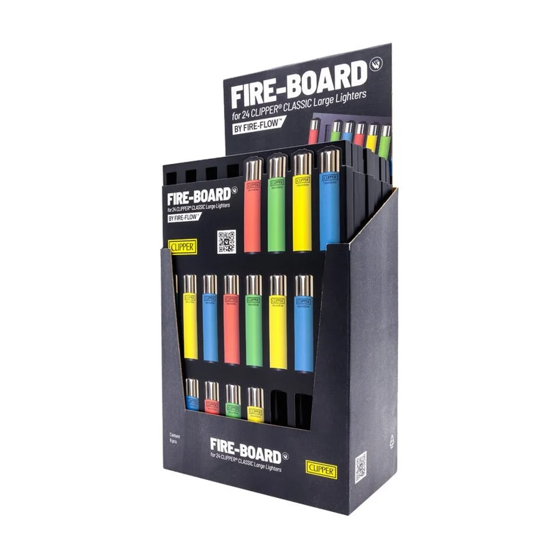 FireFlow Fireboard – Sammelboard für 24 Clipper Feuerzeuge