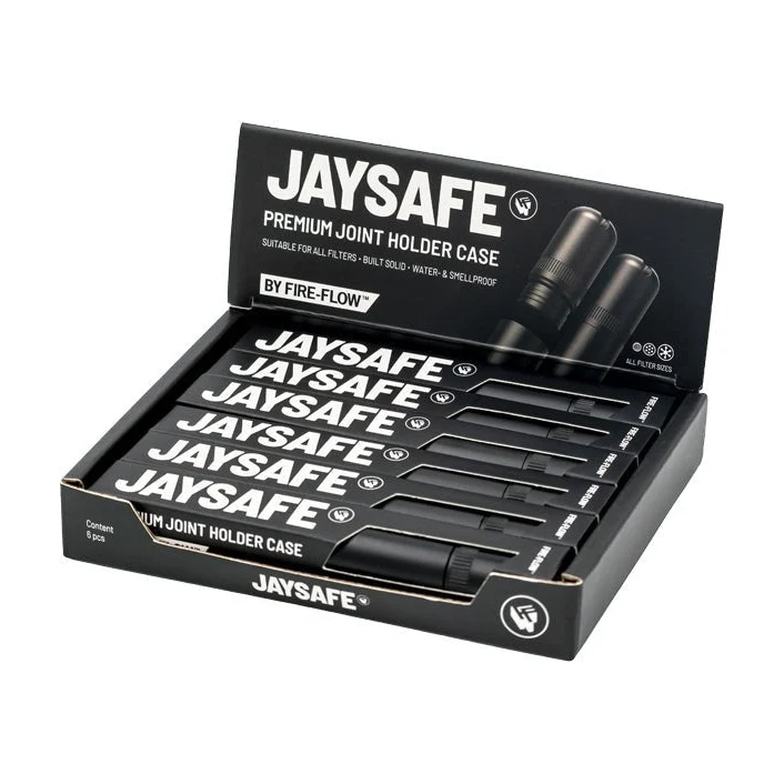 FireFlow JAYSAFE Joint Tube Black – Aluminium (6 Stk.)