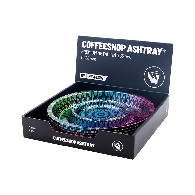 FireFlow Aschenbecher Trippy #1 – 16 cm (4 Stk.)
