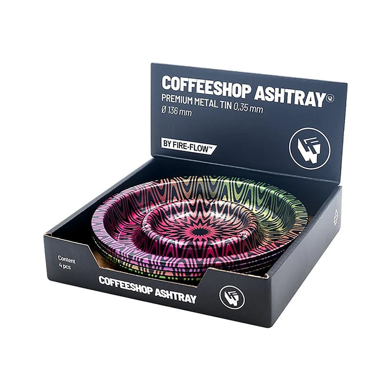 FireFlow Aschenbecher Trippy #3 – 13.6 cm (4 Stk.)