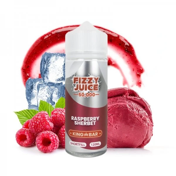 Fizzy Juice King Bar - Raspberry Sherbet - 100ml