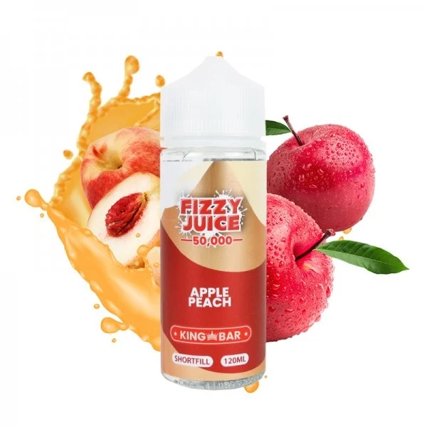 Fizzy Juice King Bar - Apple Peach - 100ml