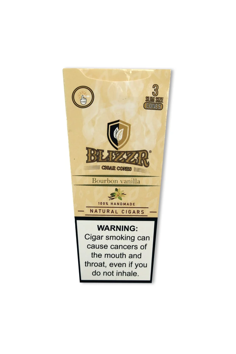 BLIZZR - Vanilla - Natural Leaf Cone - Slim