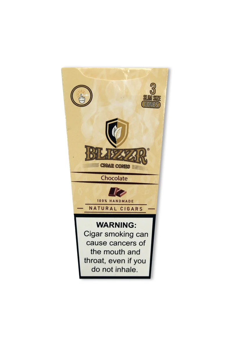 BLIZZR - Chocolate - Natural Leaf Cone - Slim