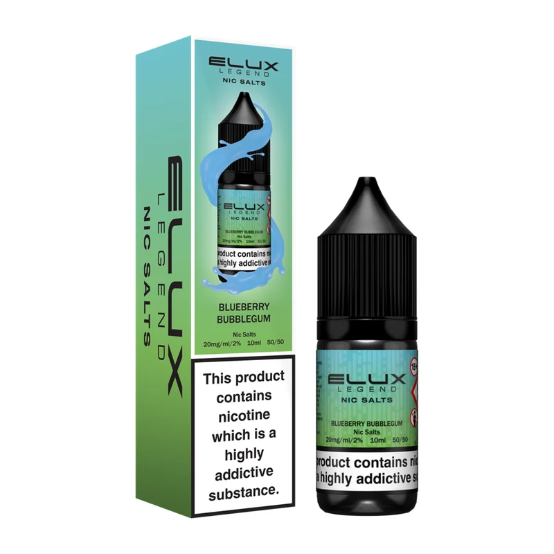ELUX Legend Nic Salts – Blueberry Bubblegum – 20 mg – 10 ml
