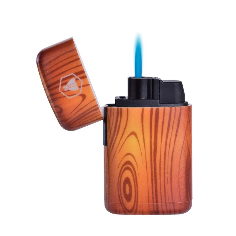 Laguiole Wood Look Blue Jet Lighter