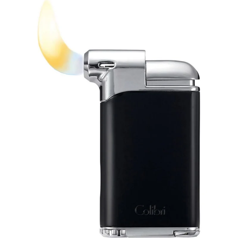 COLIBRI piezo pibe lighter "Pacific II" black/chrome