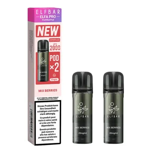 Elfbar Elfa Pro V2 Pods 20mg - Mix Berries (2er Pack)