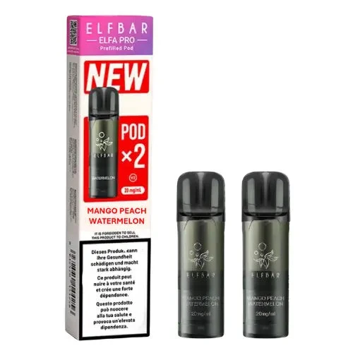 Elfbar Elfa Pro V2 Pods 20mg - Mango Peach Watermelon (2er Pack)
