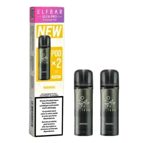 Elfbar Elfa Pro V2 Pods 20mg - Mango (2er Pack)