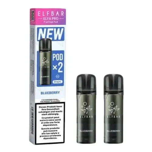 Elfbar Elfa Pro V2 Pods 20mg - Blueberry (2er Pack)