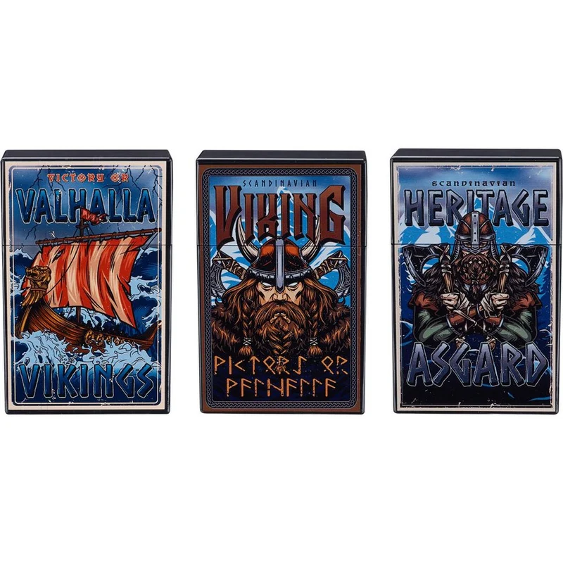 3 Viking Cigaretboxe - 20 King Size - 3 Designs
