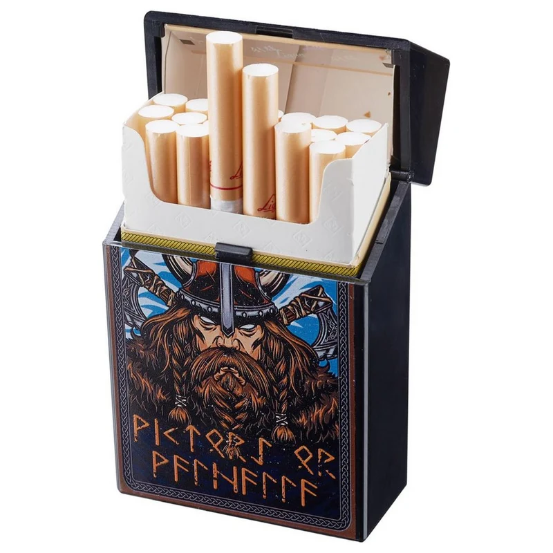 3 Viking Cigaretboxe - 20 King Size - 3 Designs