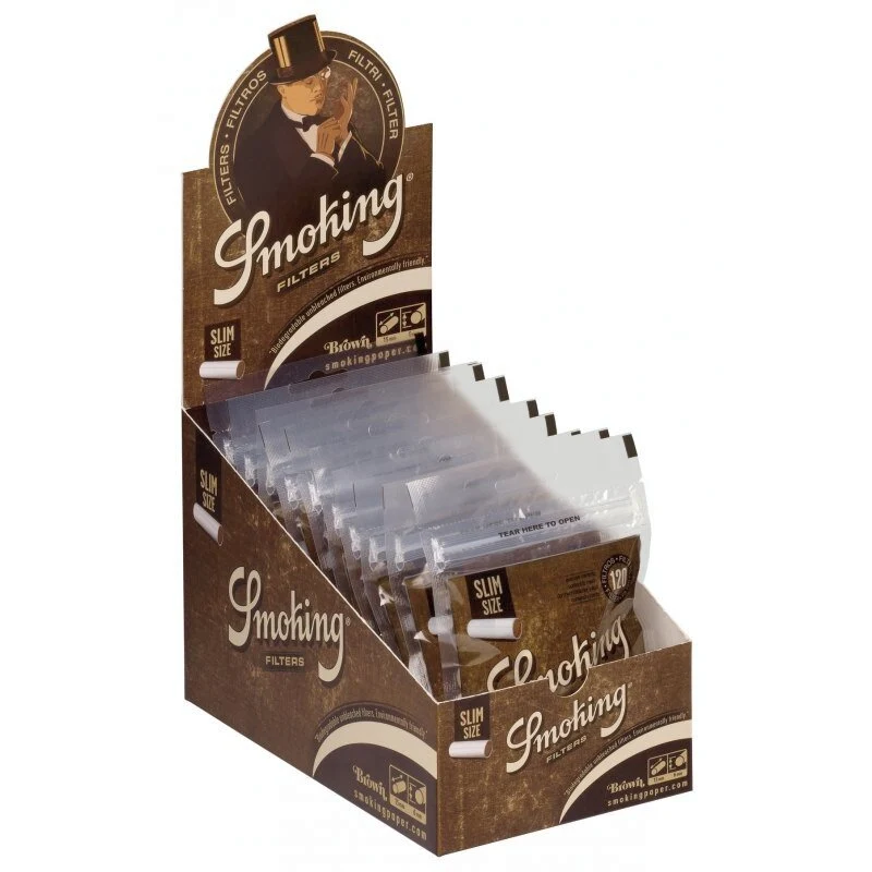Smoking SlimFilter - Classic Brown (10 x 150Stk)