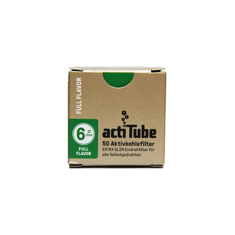actiTube ActiveFilter 6mm - Full Flavor (10 x 50Stk)