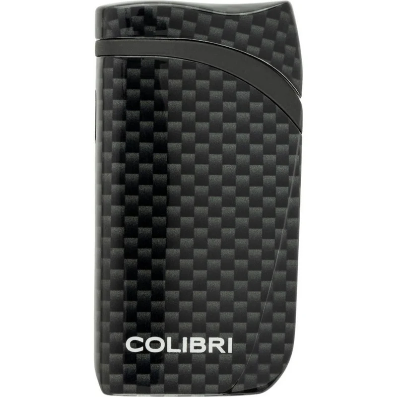 COLIBRI lighter Falcon II - black carbon angled jet flame