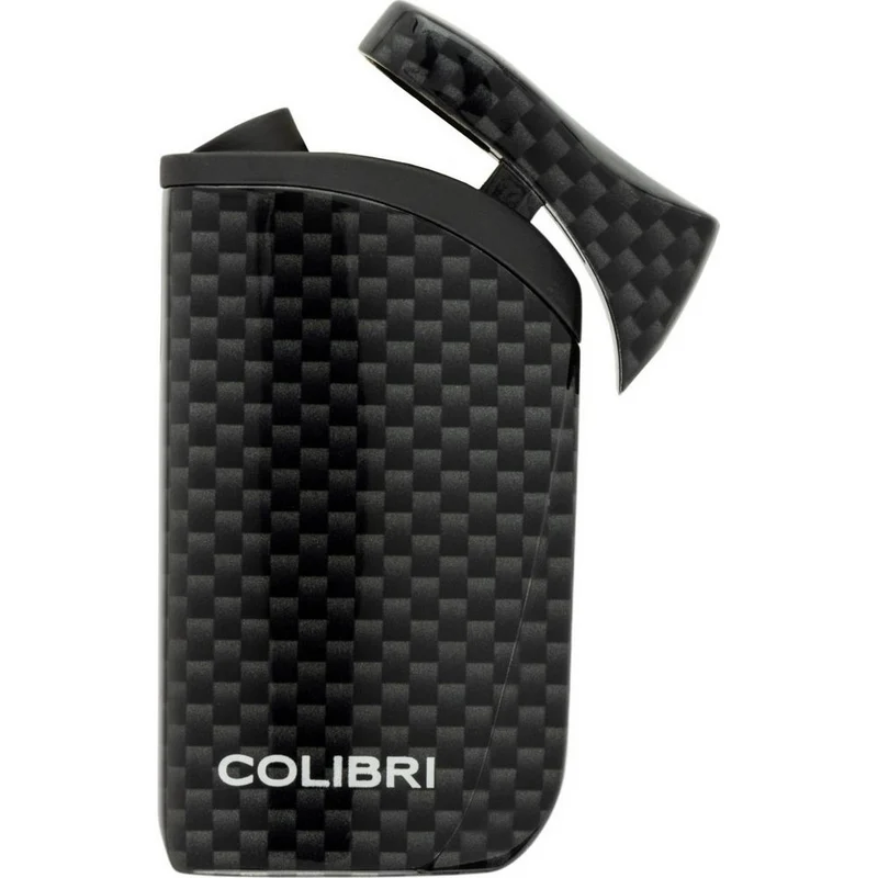 COLIBRI lighter Falcon II - black carbon angled jet flame