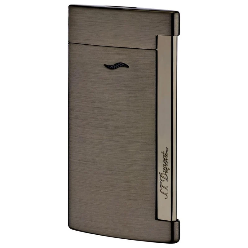 DUPONT SLIM 7 - Gun Metal Brushed Jet Lighter