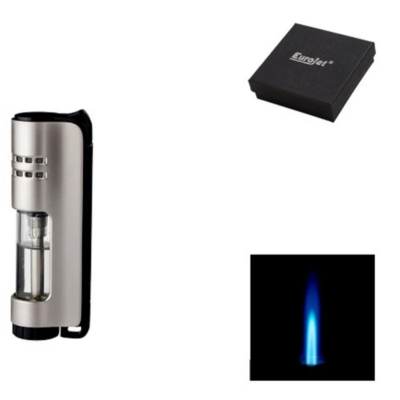 Eurojet Feuerzeug Turbo Jet Cigaret Lighter - Chrom
