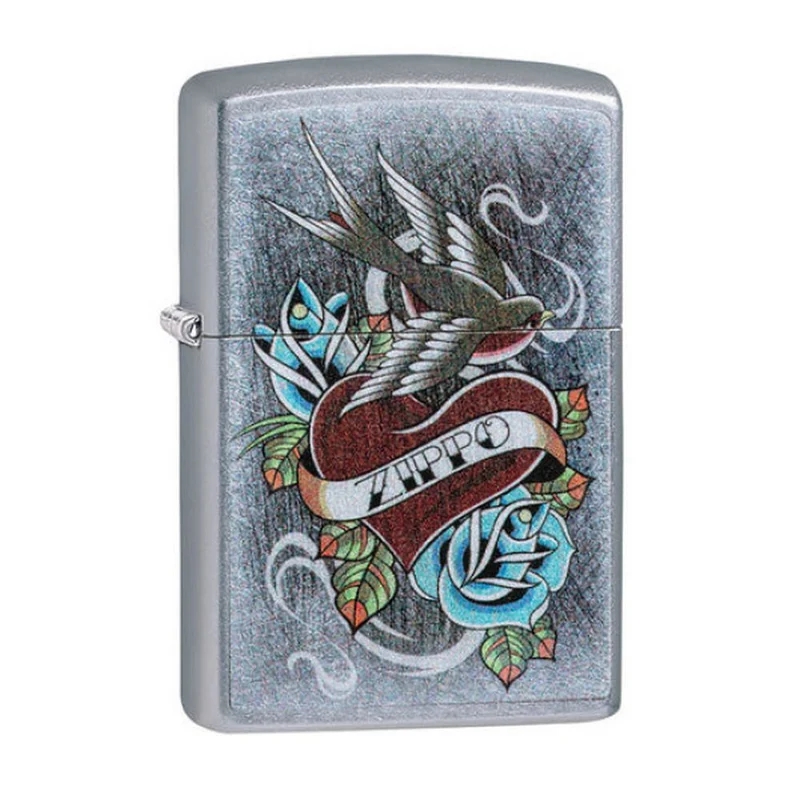 Original Zippo Lighter - Vintage Tattoo Design