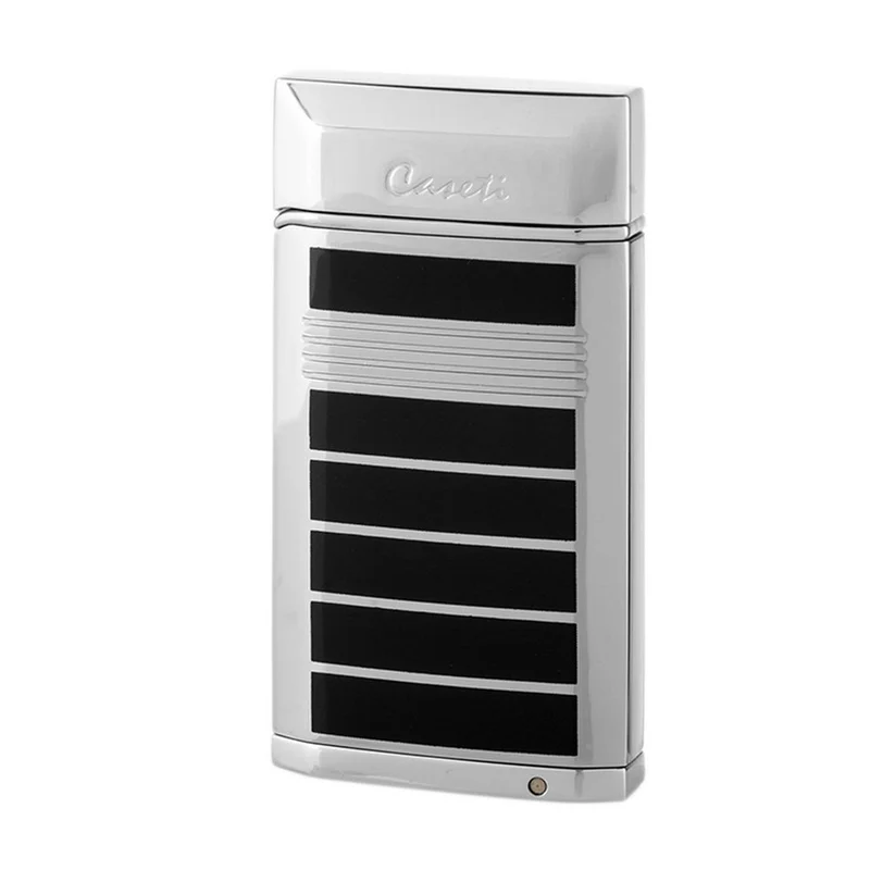 CASETI Lighter Tours Jet Chrome/Black + Puncher